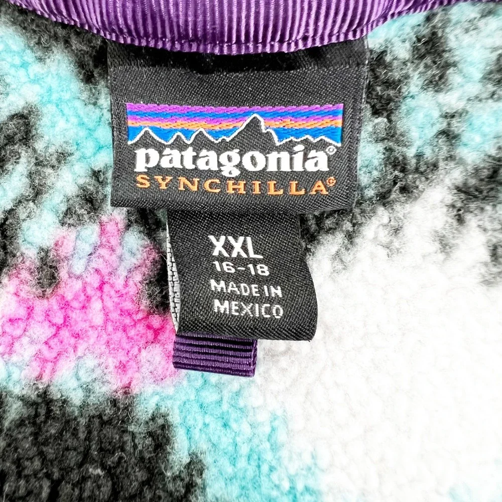 Patagonia Synchilla Snap-T Fleece Pullover XXL Geometric Southwestern 65545 FA16
